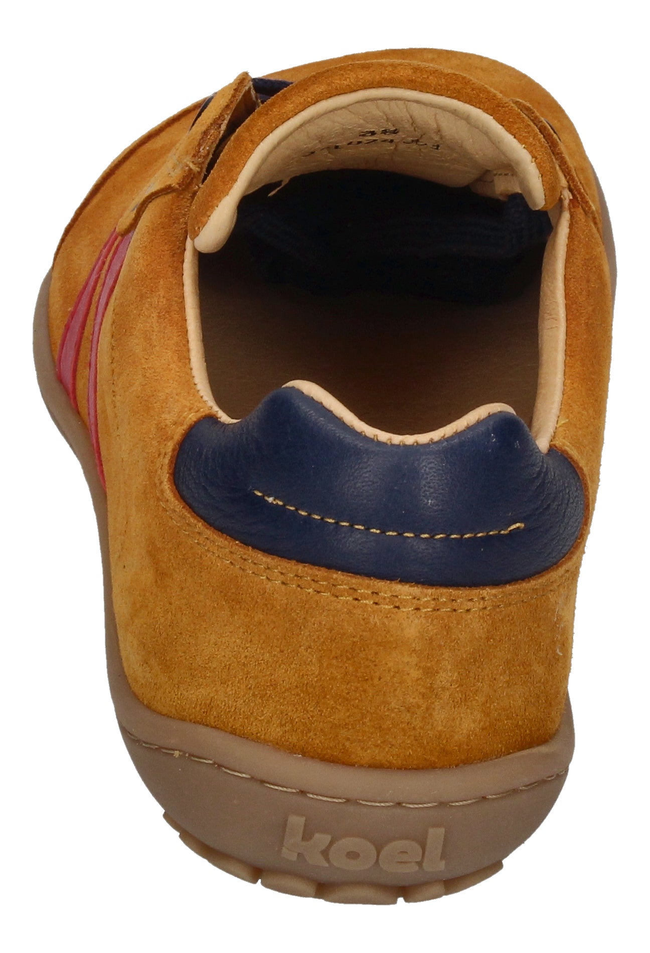 KOEL Damenschuhe Barfuß Sneakers ILA SUEDE - ocra