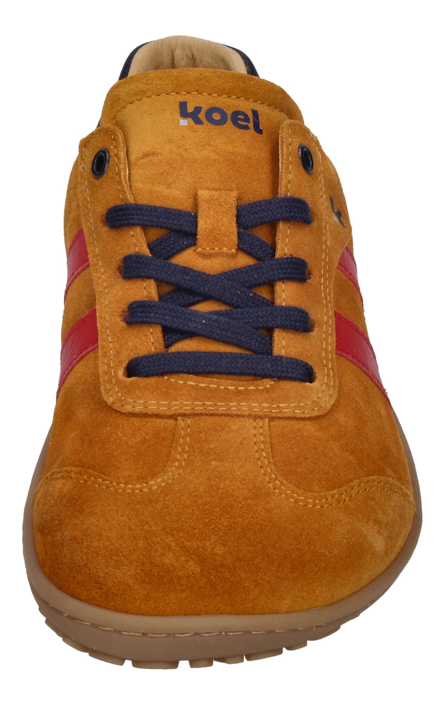 KOEL Damenschuhe Barfuß Sneakers ILA SUEDE - ocra