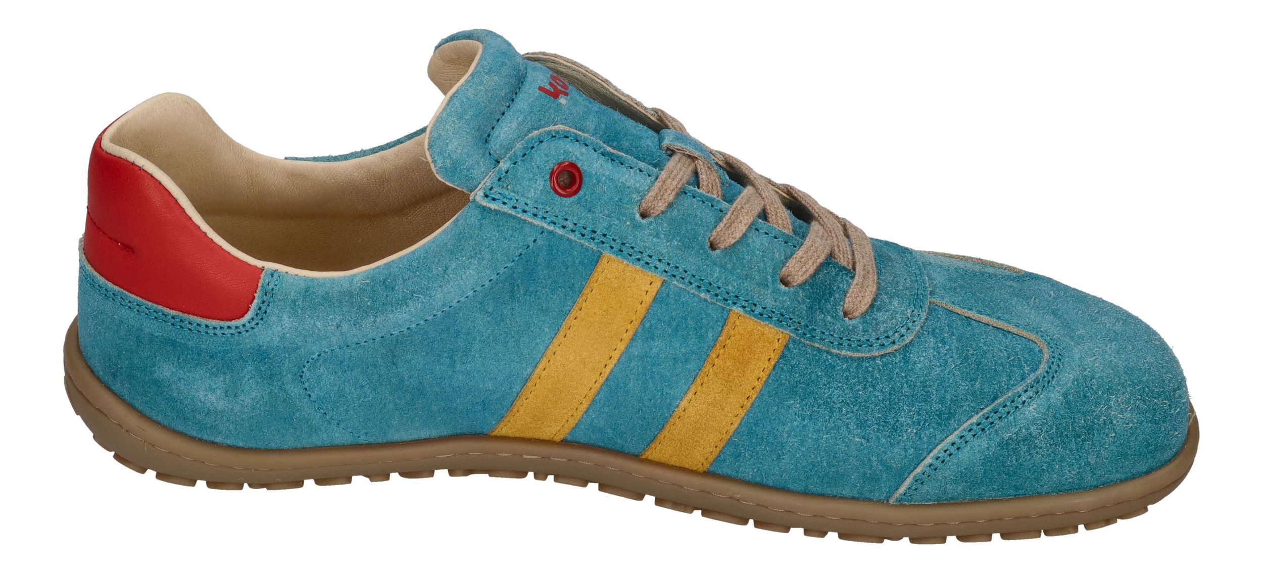 KOEL Barefoot Herrenschuhe - Sneakers ILO SUEDE - aqua