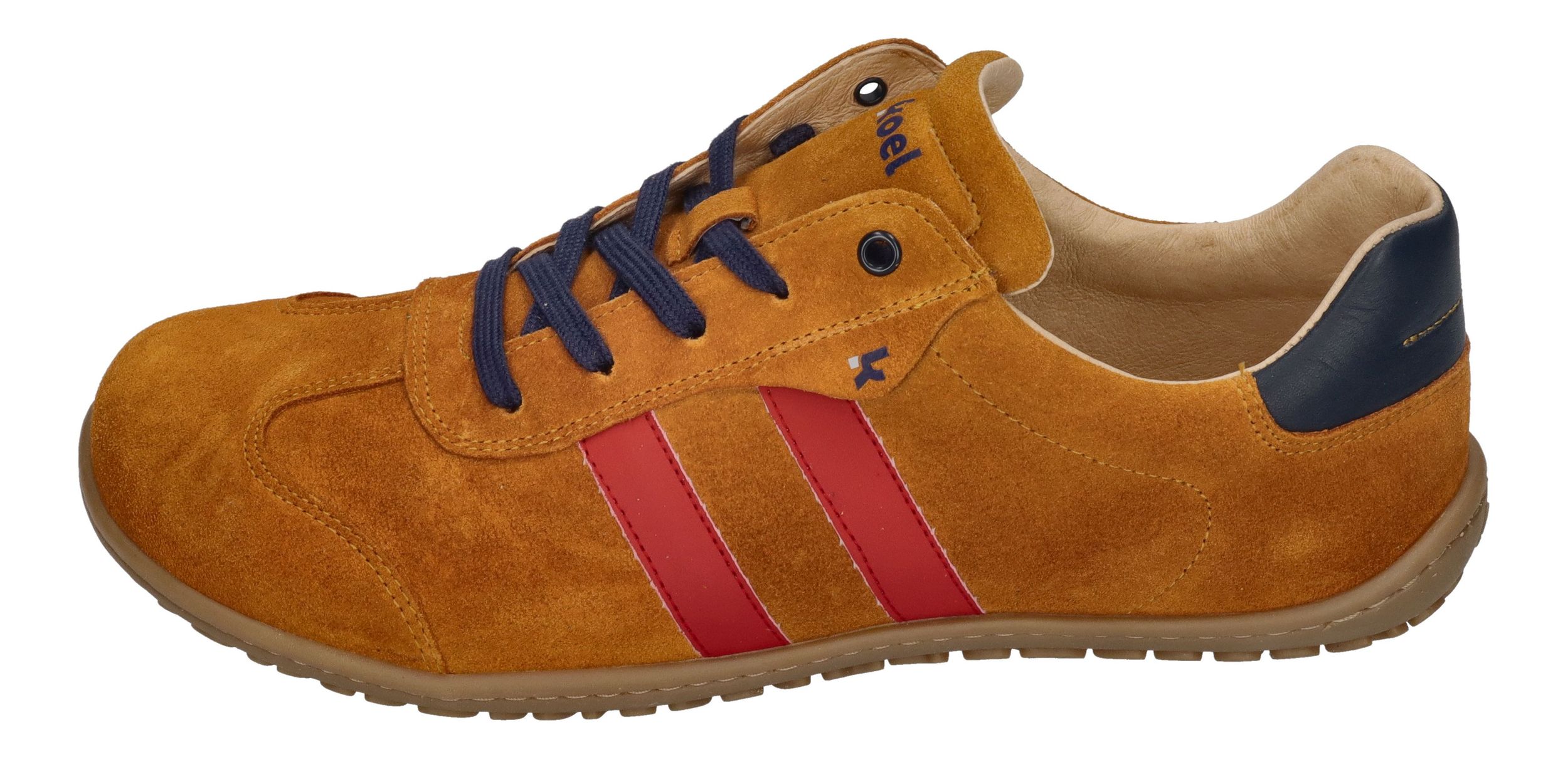 KOEL Barefoot Herrenschuhe - Sneakers ILO SUEDE ocra