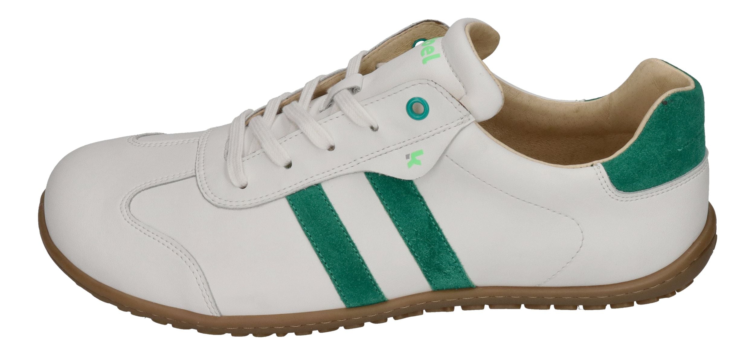 KOEL Barefoot Herren Sneakers ILO NAPPA off white green