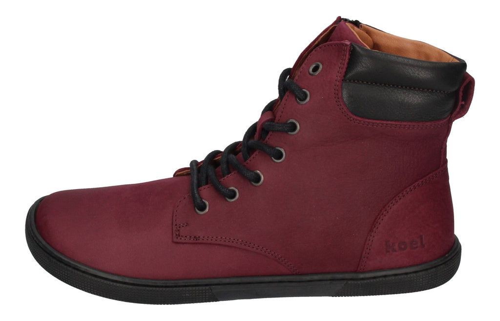 KOEL Damenschuhe - Barefoot Booties FLORENCE - bordo-1