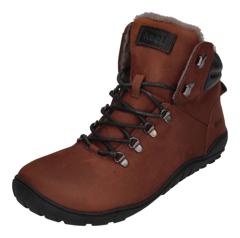 KOEL Herrenschuhe Barefoot Boots - PORTER LAMBSWOOL - chocolate
