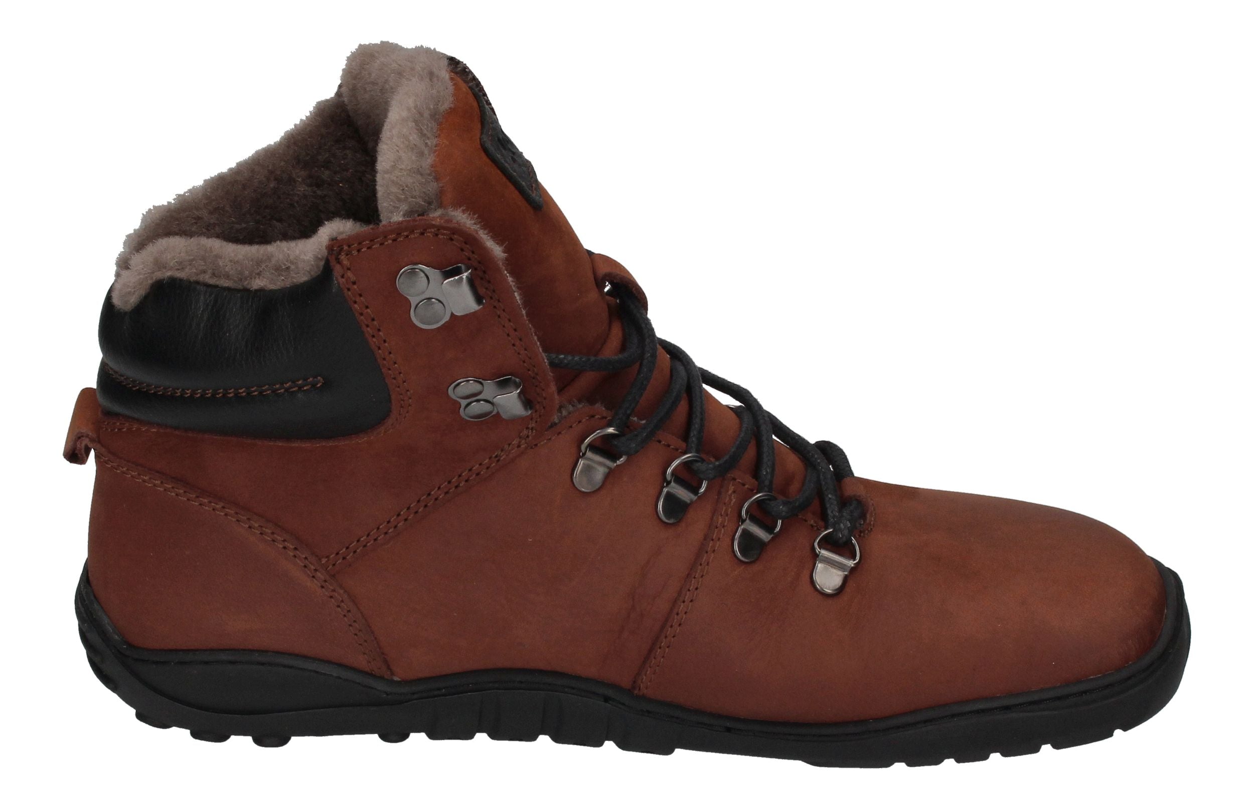 KOEL Herrenschuhe Barefoot Boots - PORTER LAMBSWOOL - chocolate