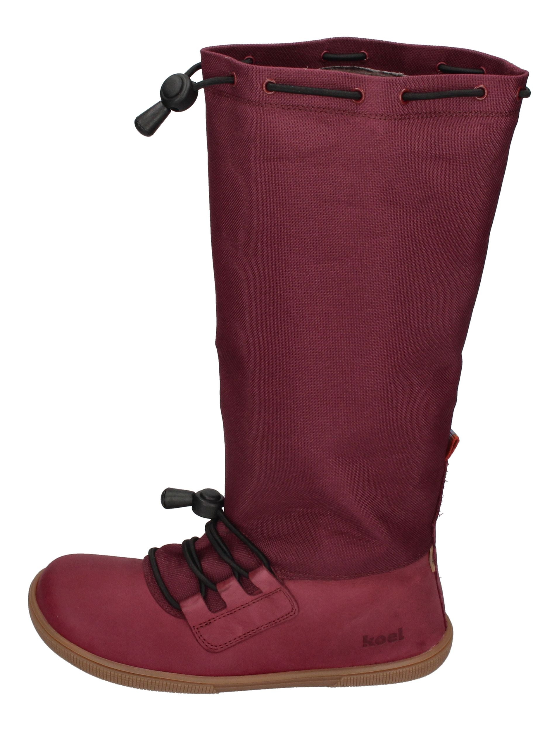 KOEL Barefoot Teenager Stiefel - RANA LAMBWOOL - bordo-1