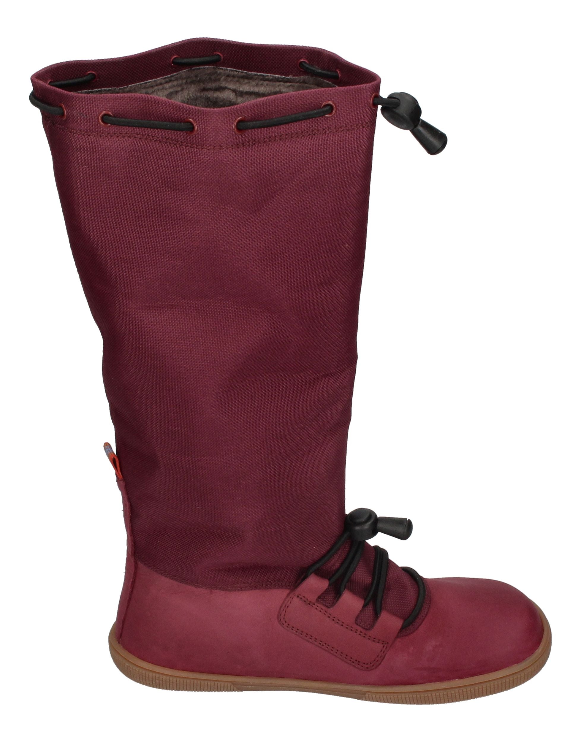 KOEL Barefoot Teenager Stiefel - RANA LAMBWOOL - bordo-3