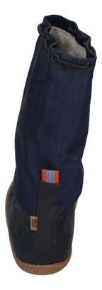 KOEL Barefoot Kinderstiefel - RANA TEX MERINO blue-4