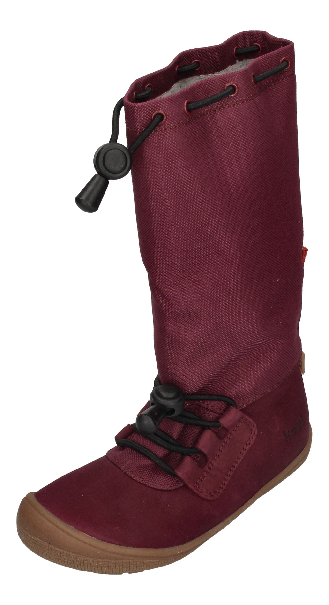 KOEL Barefoot Teenagerstiefel RANA MERINO 08T012 bordo
