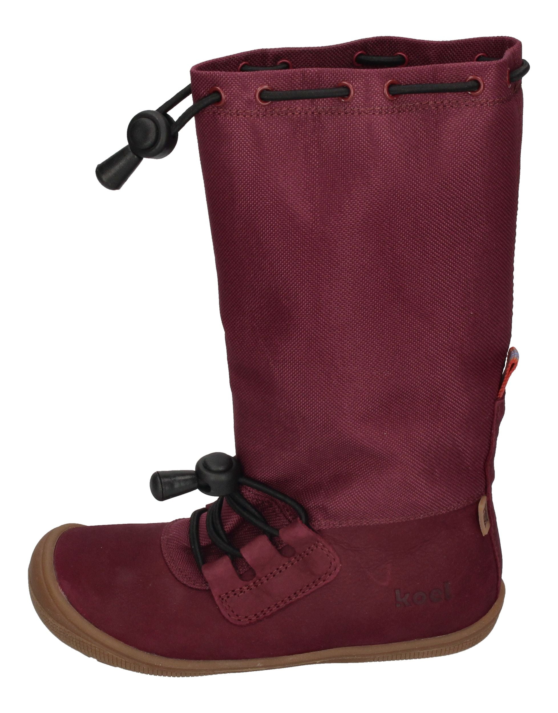 KOEL Barefoot Teenagerstiefel RANA MERINO 08T012 bordo