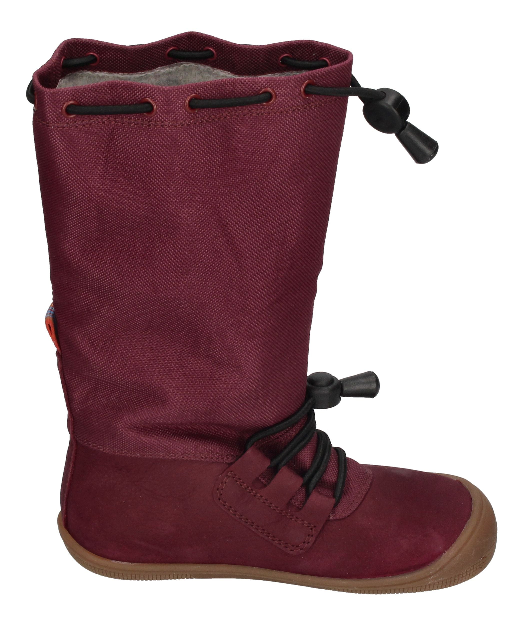 KOEL Barefoot Teenagerstiefel RANA MERINO 08T012 bordo