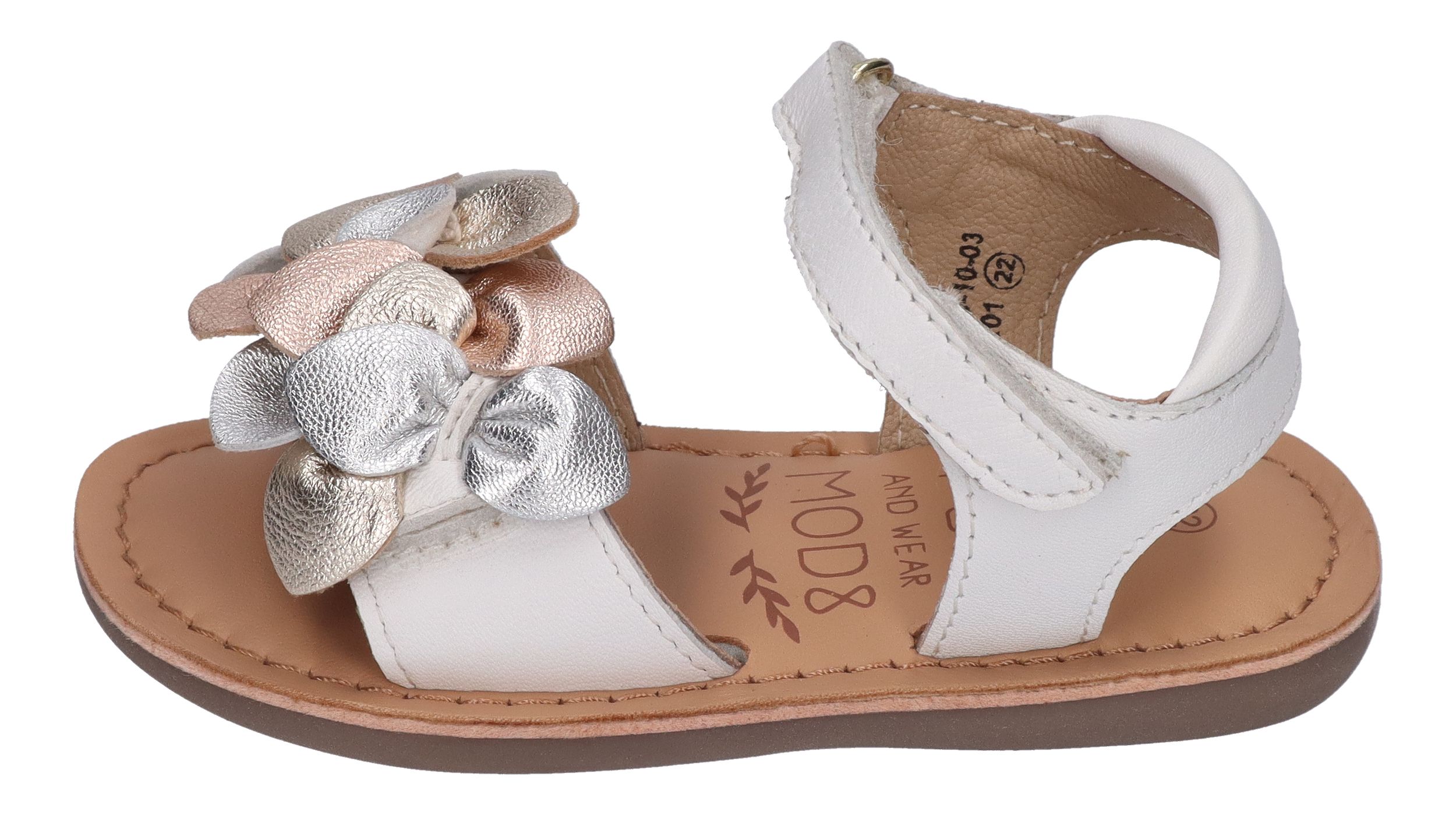 Mod8 - Kinder Sandalen CLOKNOT 929770-10-3 blanc aucune