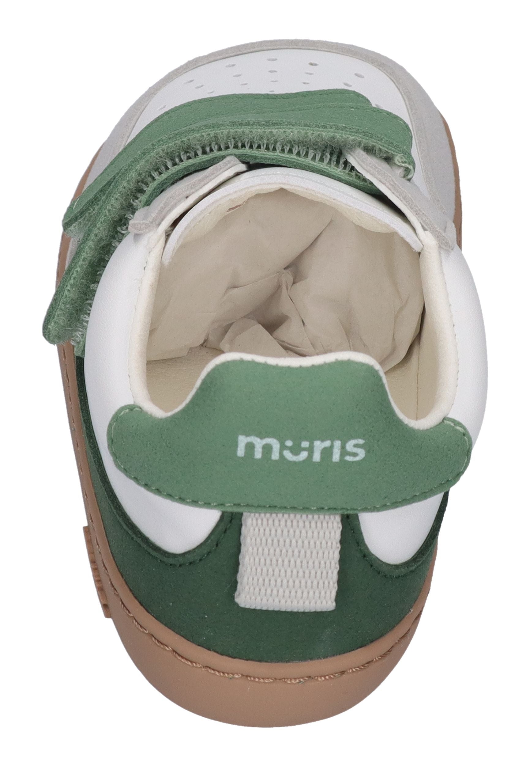 MURIS vegane Barefoot Kinder Sneakers PETRA Mini - forest Green