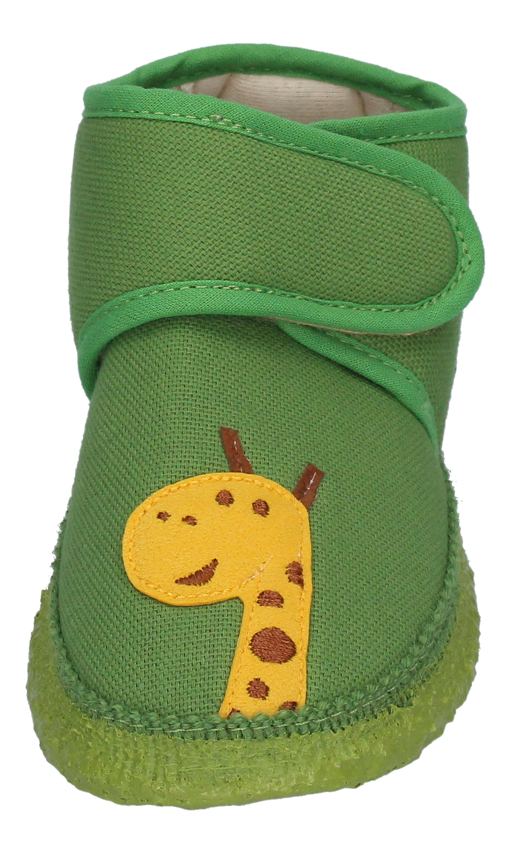 NANGA Kinderschuhe - Hausschuhe AFFE - grün-2