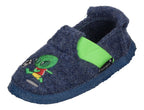 NANGA Kinderschuhe - Hausschuhe ALIENS - blau-0