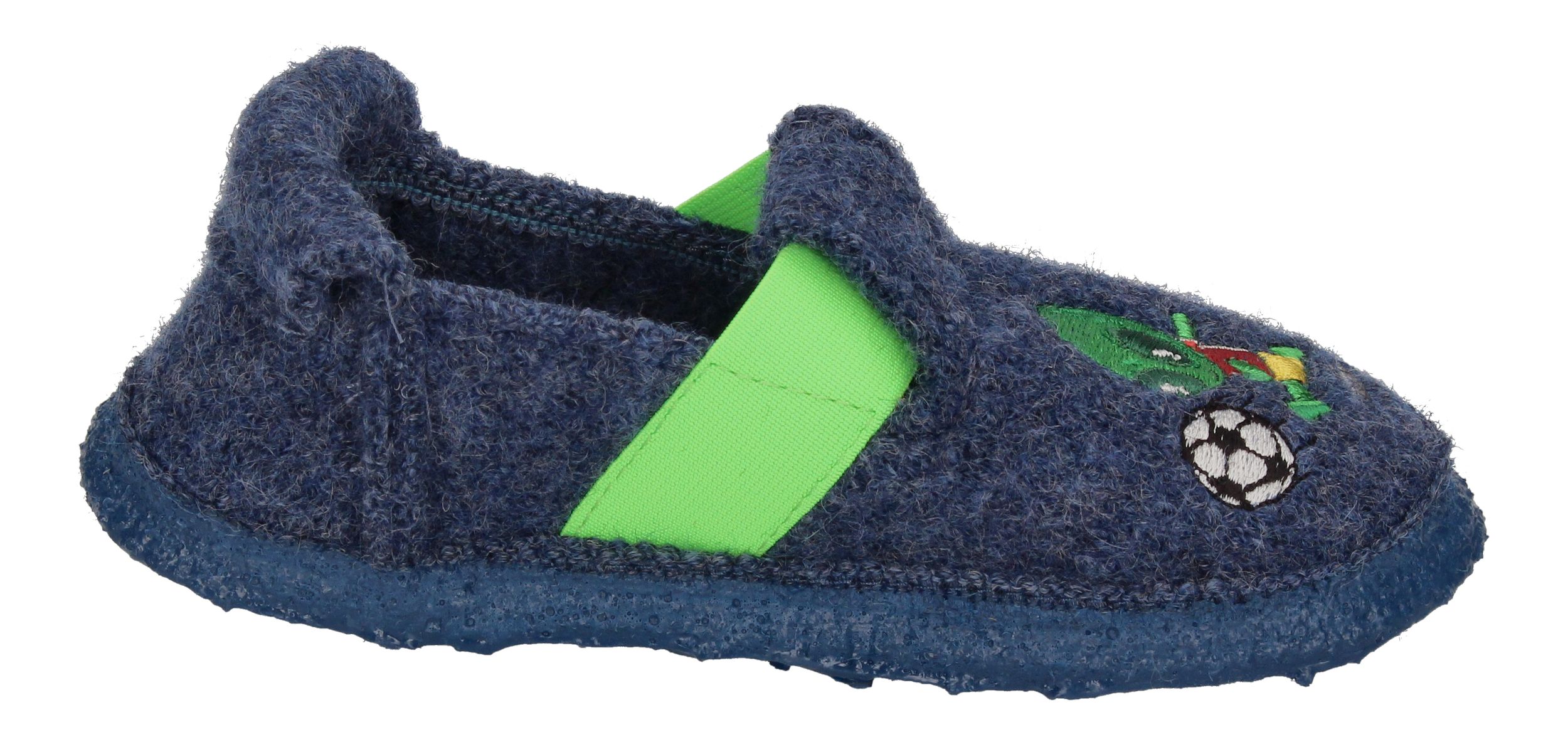 NANGA Kinderschuhe - Hausschuhe ALIENS - blau-3