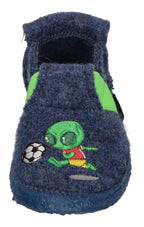 NANGA Kinderschuhe - Hausschuhe ALIENS - blau-2