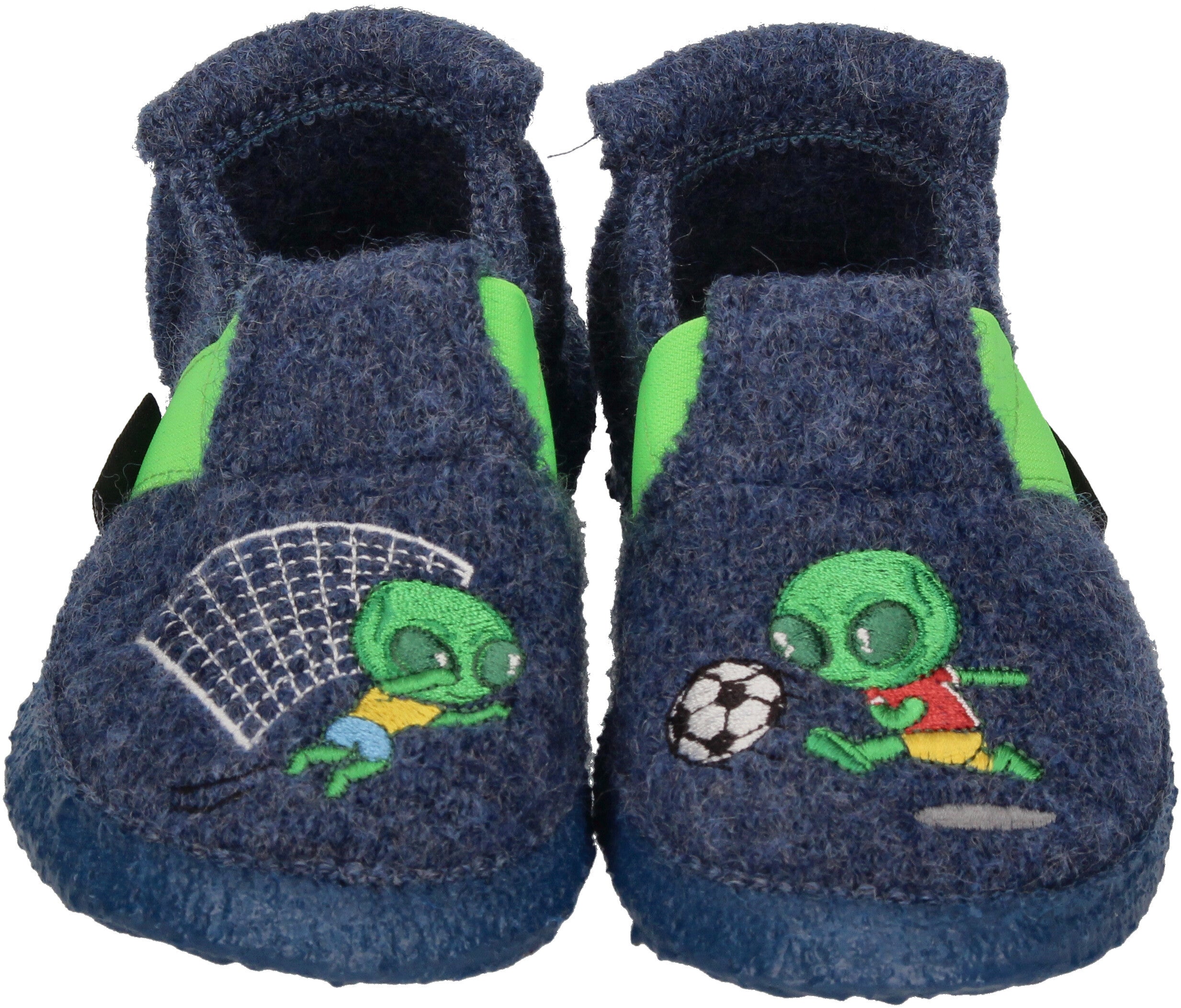 NANGA Kinderschuhe - Hausschuhe ALIENS - blau-5