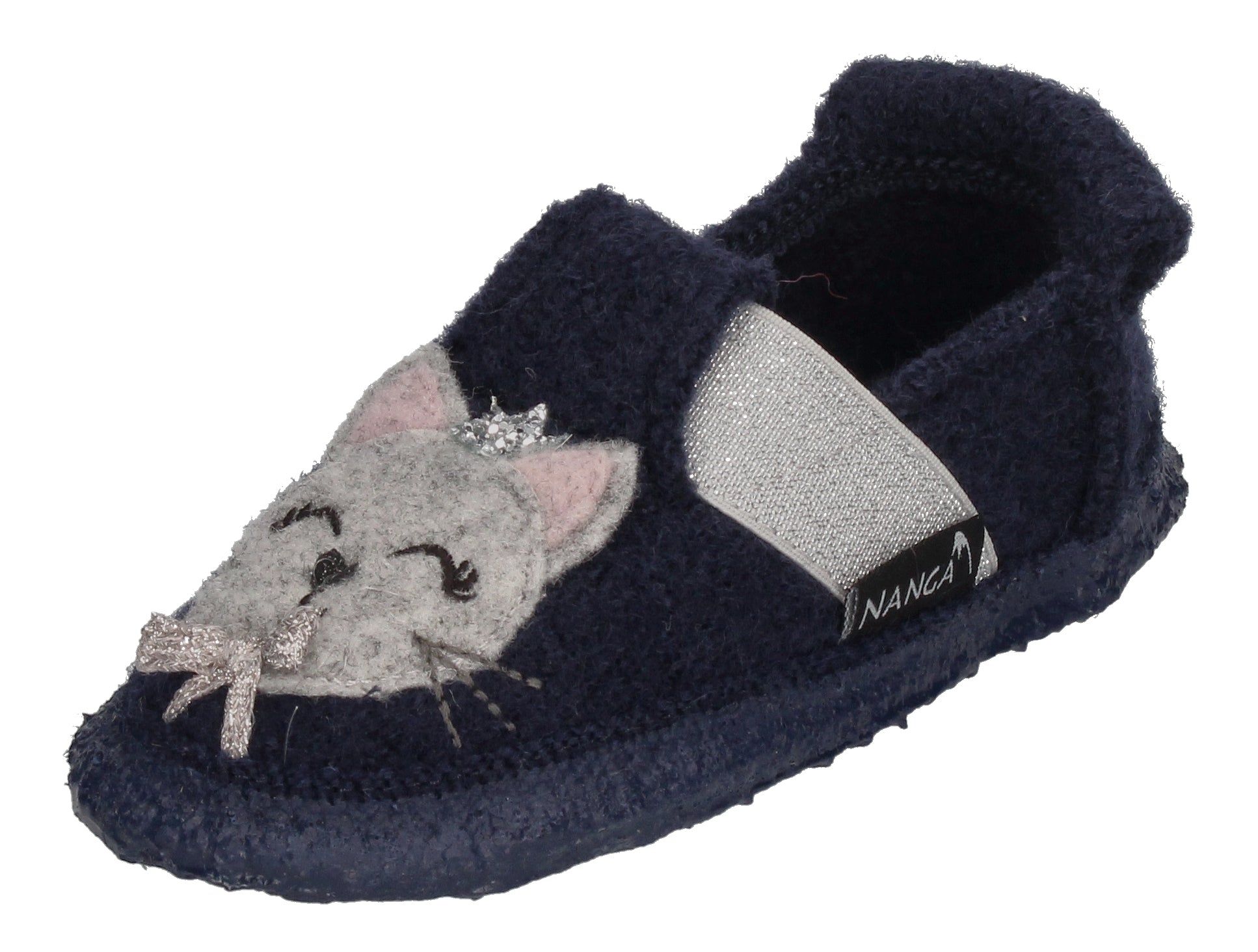 NANGA Kinderschuhe - Hausschuhe ARISTOKITTY - dunkelblau-0