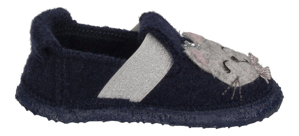NANGA Kinderschuhe - Hausschuhe ARISTOKITTY - dunkelblau-3