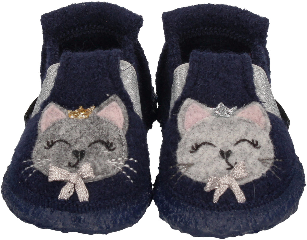NANGA Kinderschuhe - Hausschuhe ARISTOKITTY - dunkelblau-5