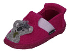 NANGA Kinderschuhe - Hausschuhe KOALA BABYS - beere-0