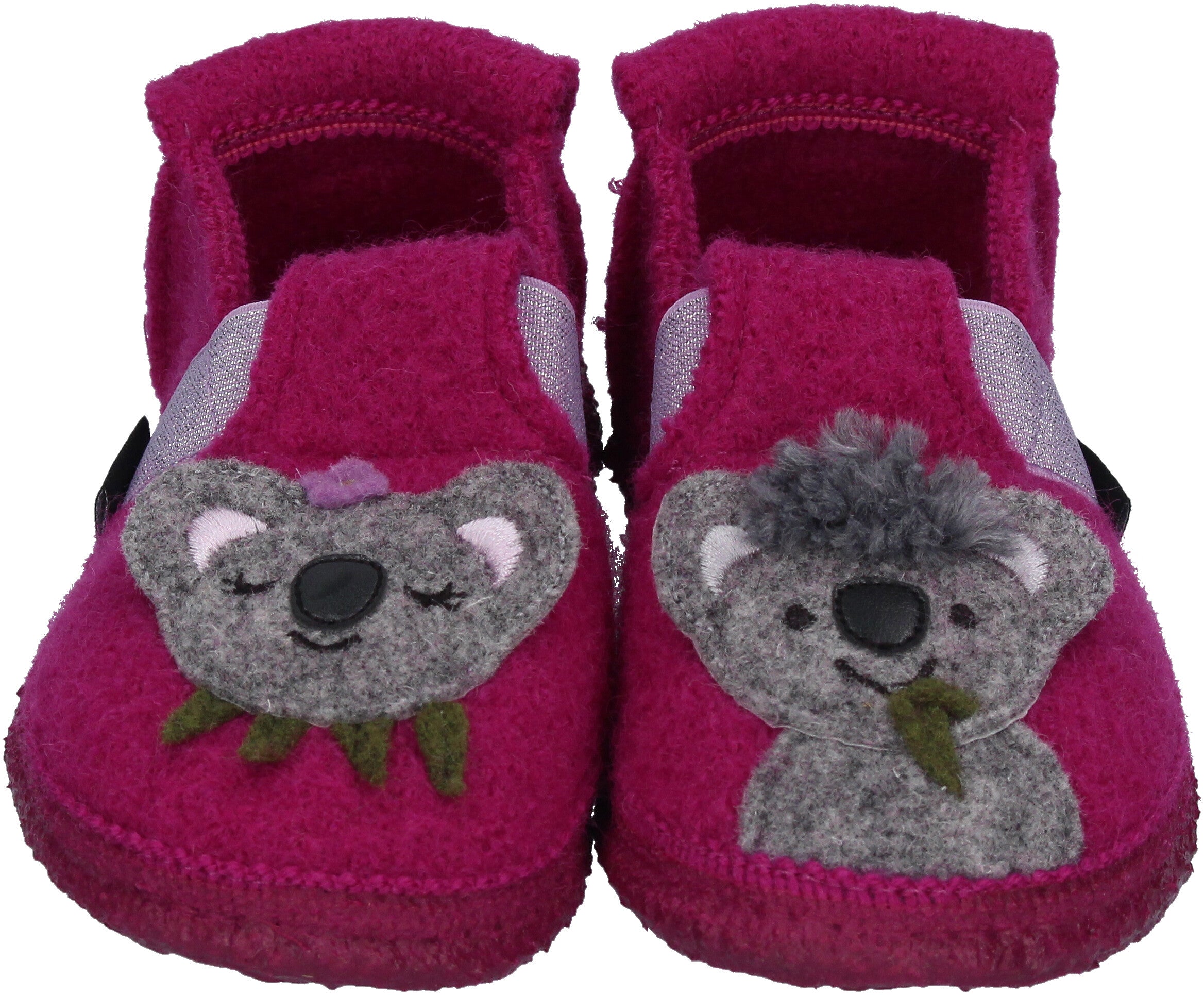 NANGA Kinderschuhe - Hausschuhe KOALA BABYS - beere-5