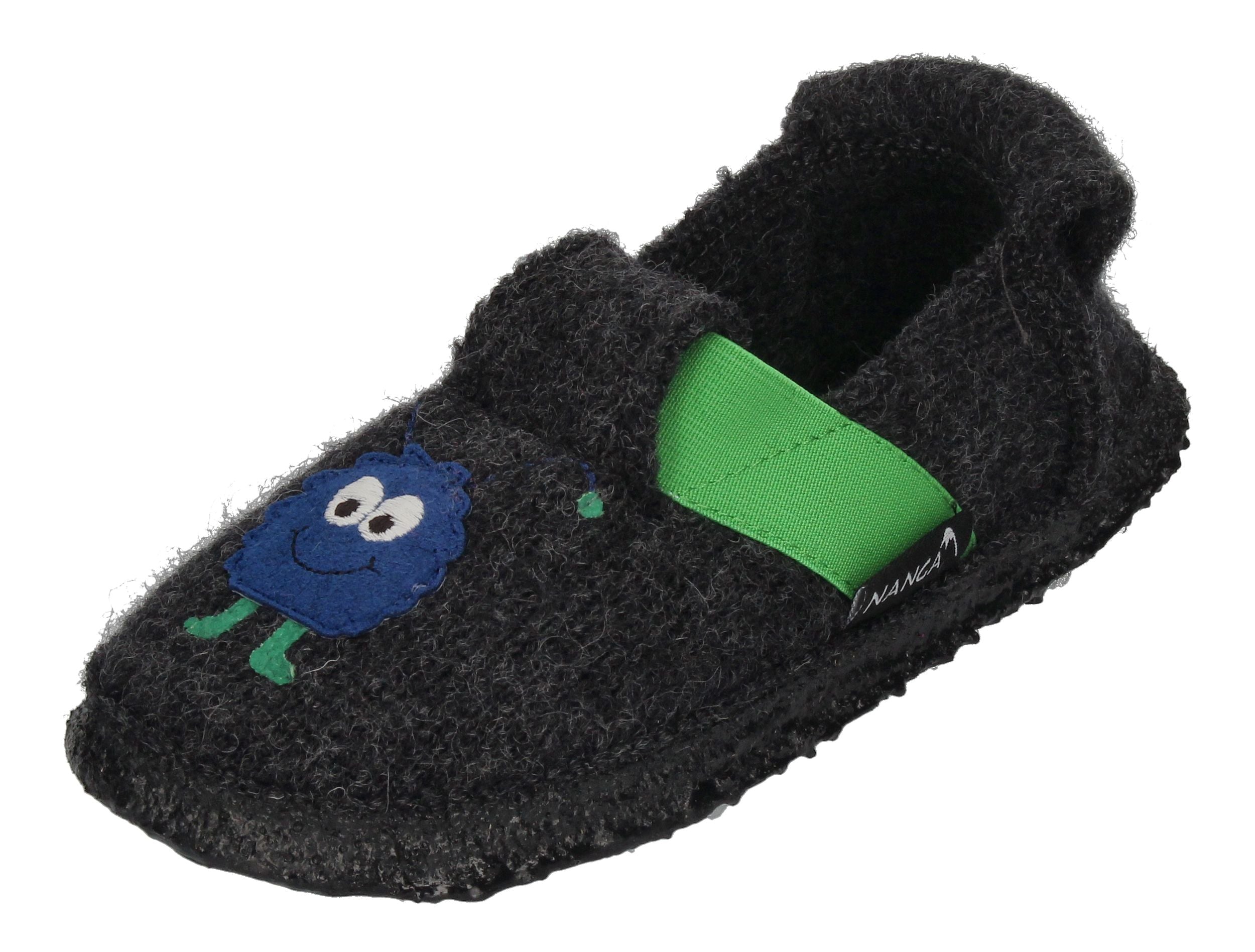 NANGA Kinderschuhe - Hausschuhe BIG MONSTA - grau-0