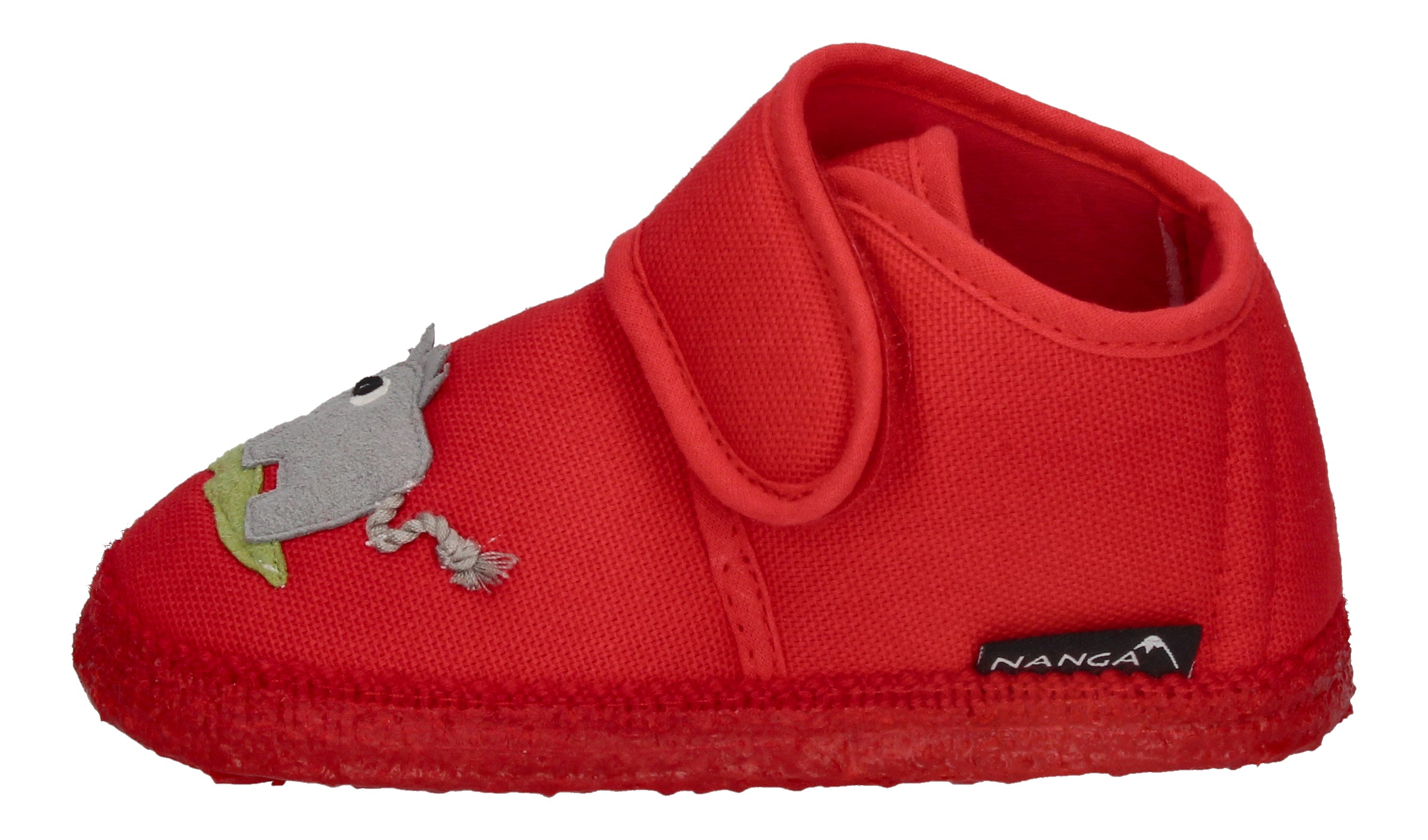 NANGA Kinderschuhe - Hausschuhe DUMBO - rot-1