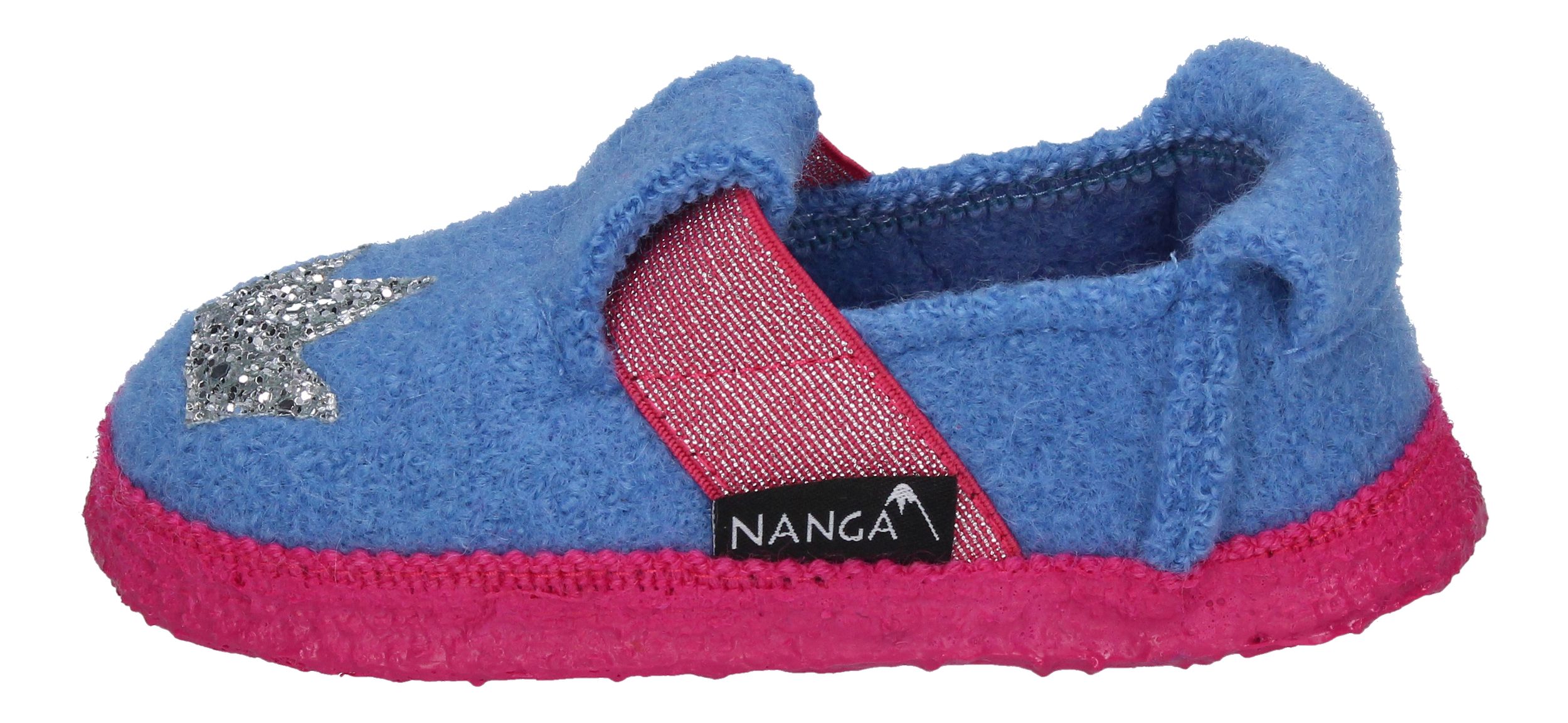 NANGA Kinderschuhe - Hausschuhe HEARTBREAK - blau-1
