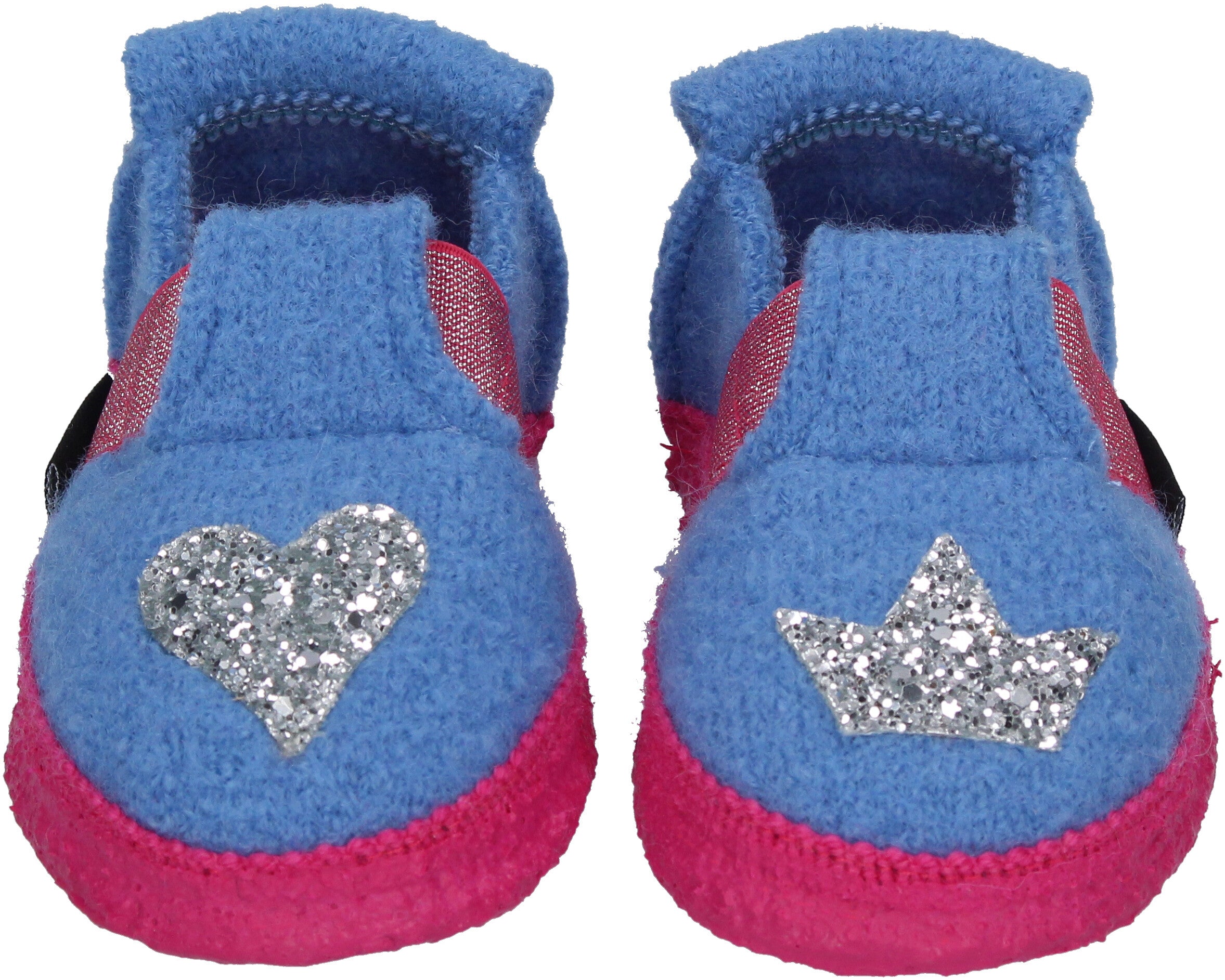 NANGA Kinderschuhe - Hausschuhe HEARTBREAK - blau-5