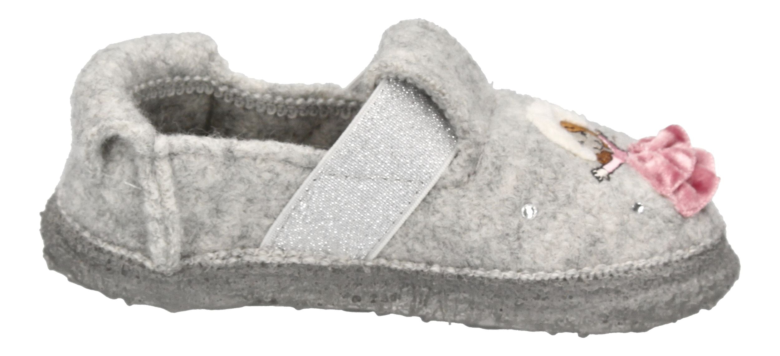 NANGA Kinderschuhe - Hausschuhe ICE PRINCESS - hellgrau-3