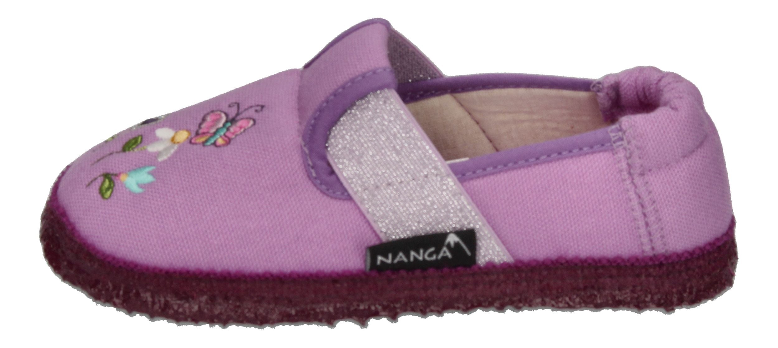 NANGA Kinderschuhe - Hausschuhe KLEINE FEE - flieder-1
