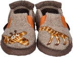 NANGA Kinderschuhe - Hausschuhe LAZY GIRAF - natur-5