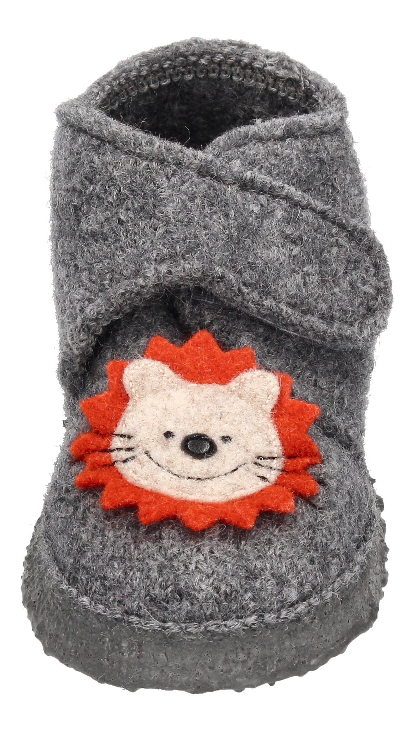 NANGA Kinderschuhe - Hausschuhe LION KING - mittelgrau-2