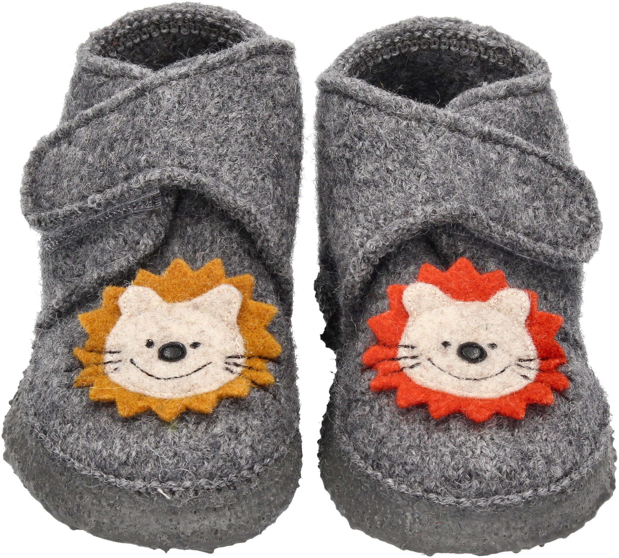 NANGA Kinderschuhe - Hausschuhe LION KING - mittelgrau-5