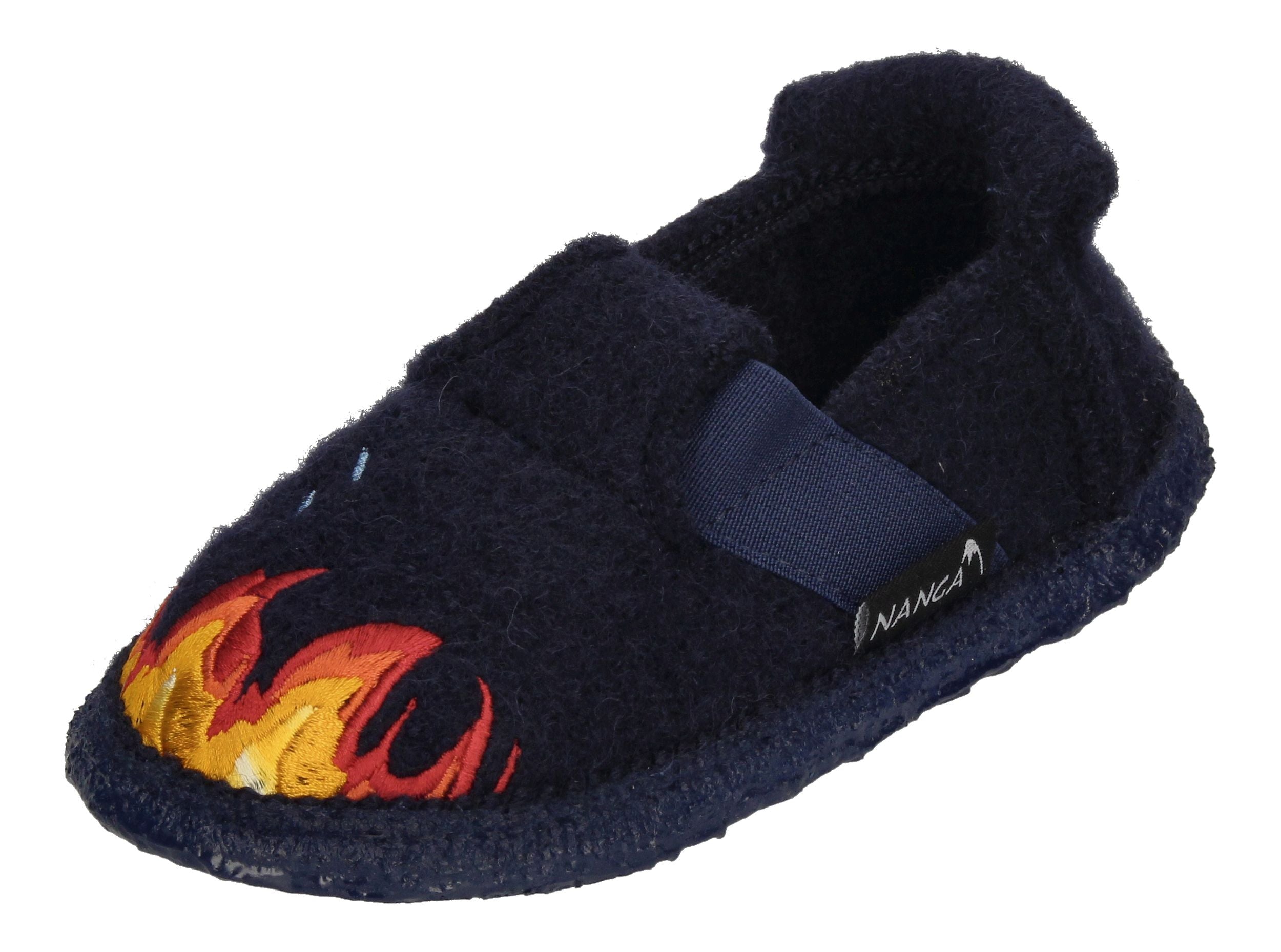 NANGA Kinderschuhe - Hausschuhe LITTLE FIREMAN - navy-0
