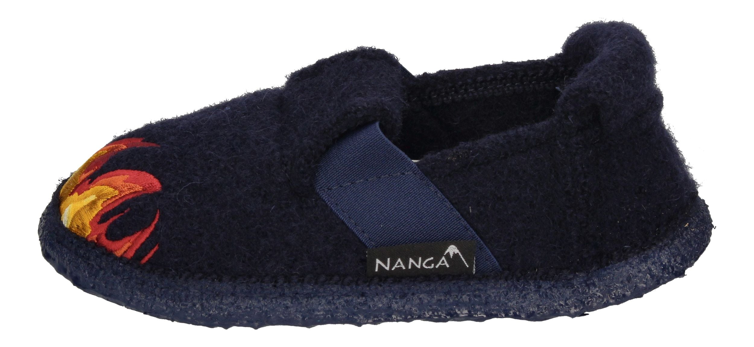 NANGA Kinderschuhe - Hausschuhe LITTLE FIREMAN - navy-1