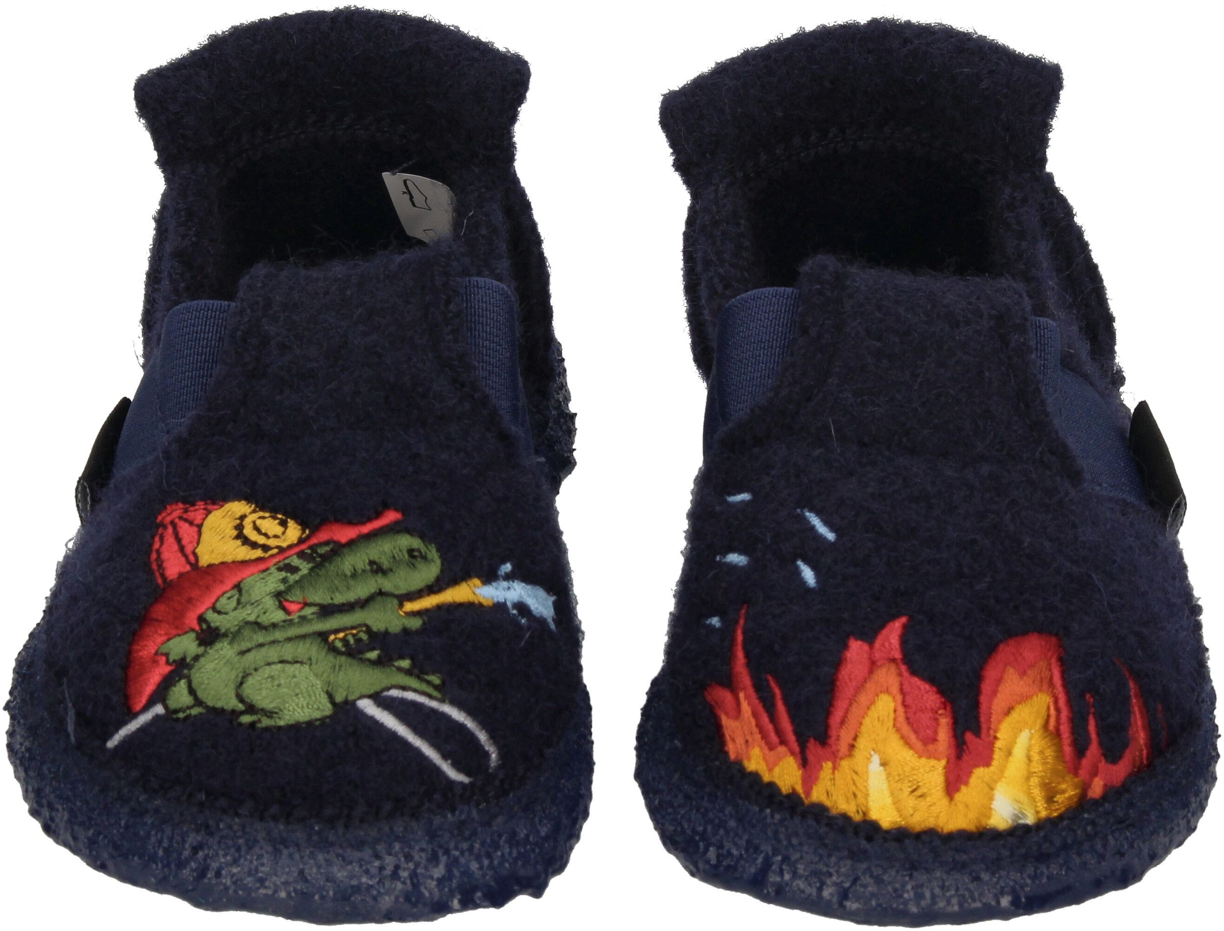 NANGA Kinderschuhe - Hausschuhe LITTLE FIREMAN - navy-5