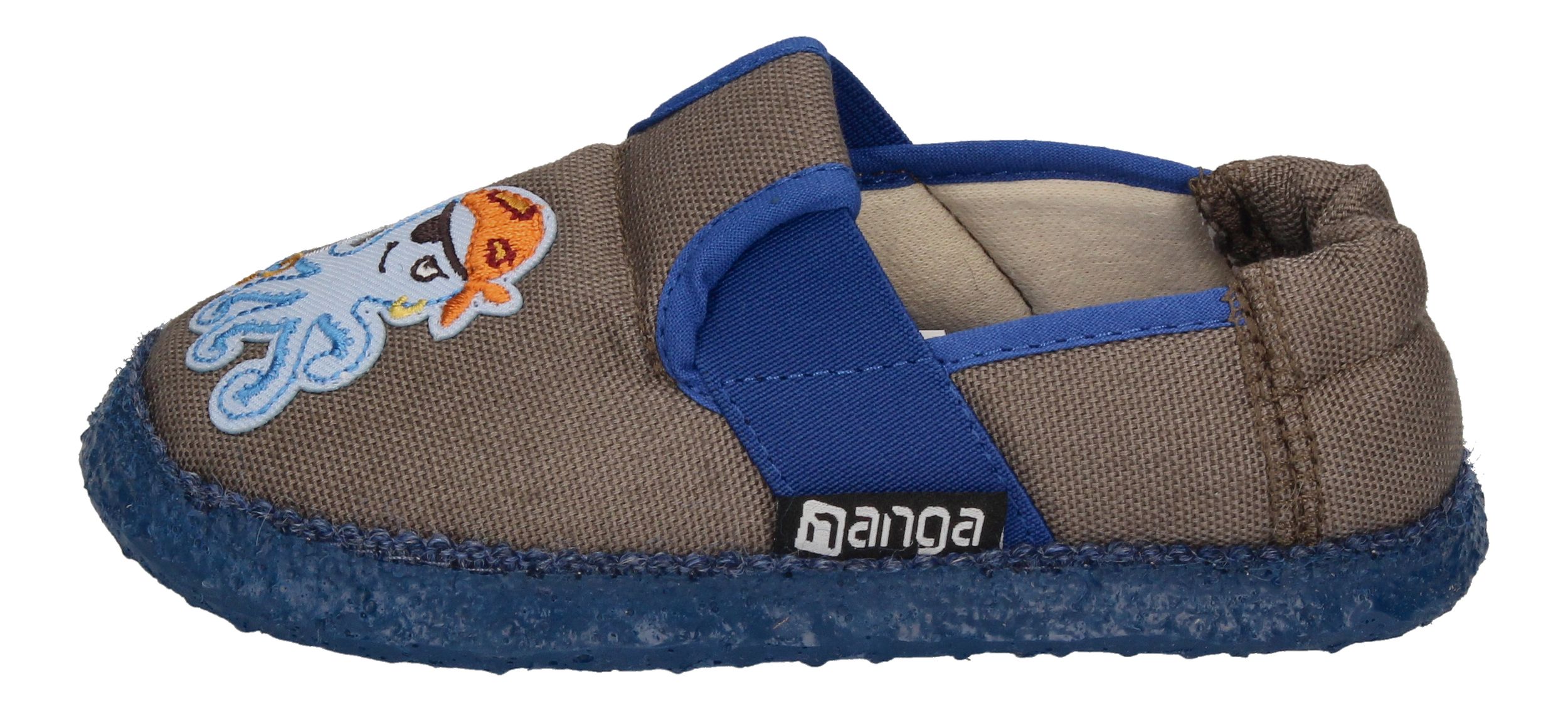 NANGA Kinderschuhe - Hausschuhe LUSTIGE PIRATEN - wald