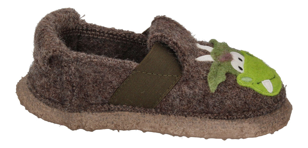 NANGA Kinderschuhe - Hausschuhe MAGIC DRAGON - braun-3