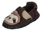 NANGA Kinderschuhe - Hausschuhe SHAGGY SLOTH - braun-0