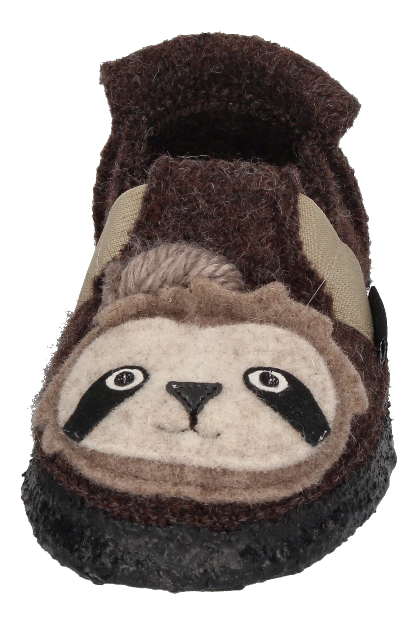NANGA Kinderschuhe - Hausschuhe SHAGGY SLOTH - braun-2