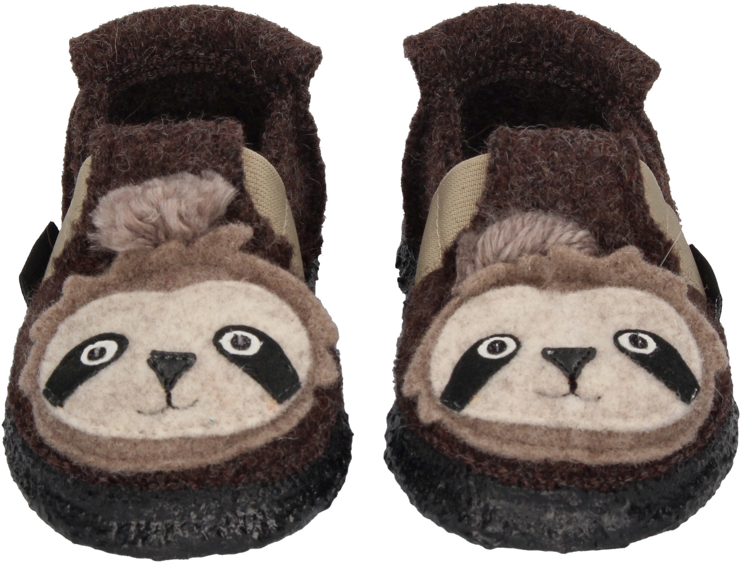 NANGA Kinderschuhe - Hausschuhe SHAGGY SLOTH - braun-5