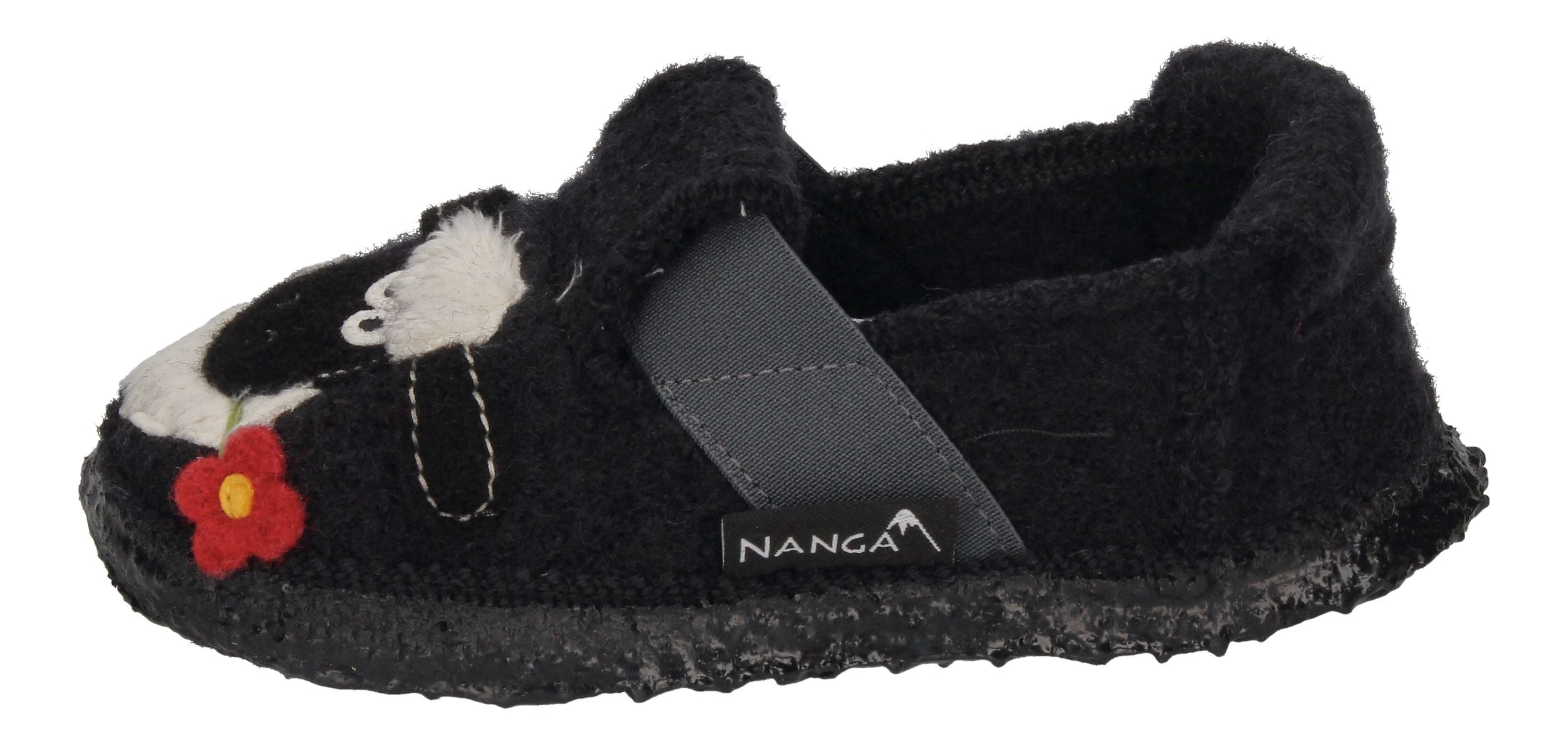 NANGA Kinderschuhe - Hausschuhe SHAUNY - black-1