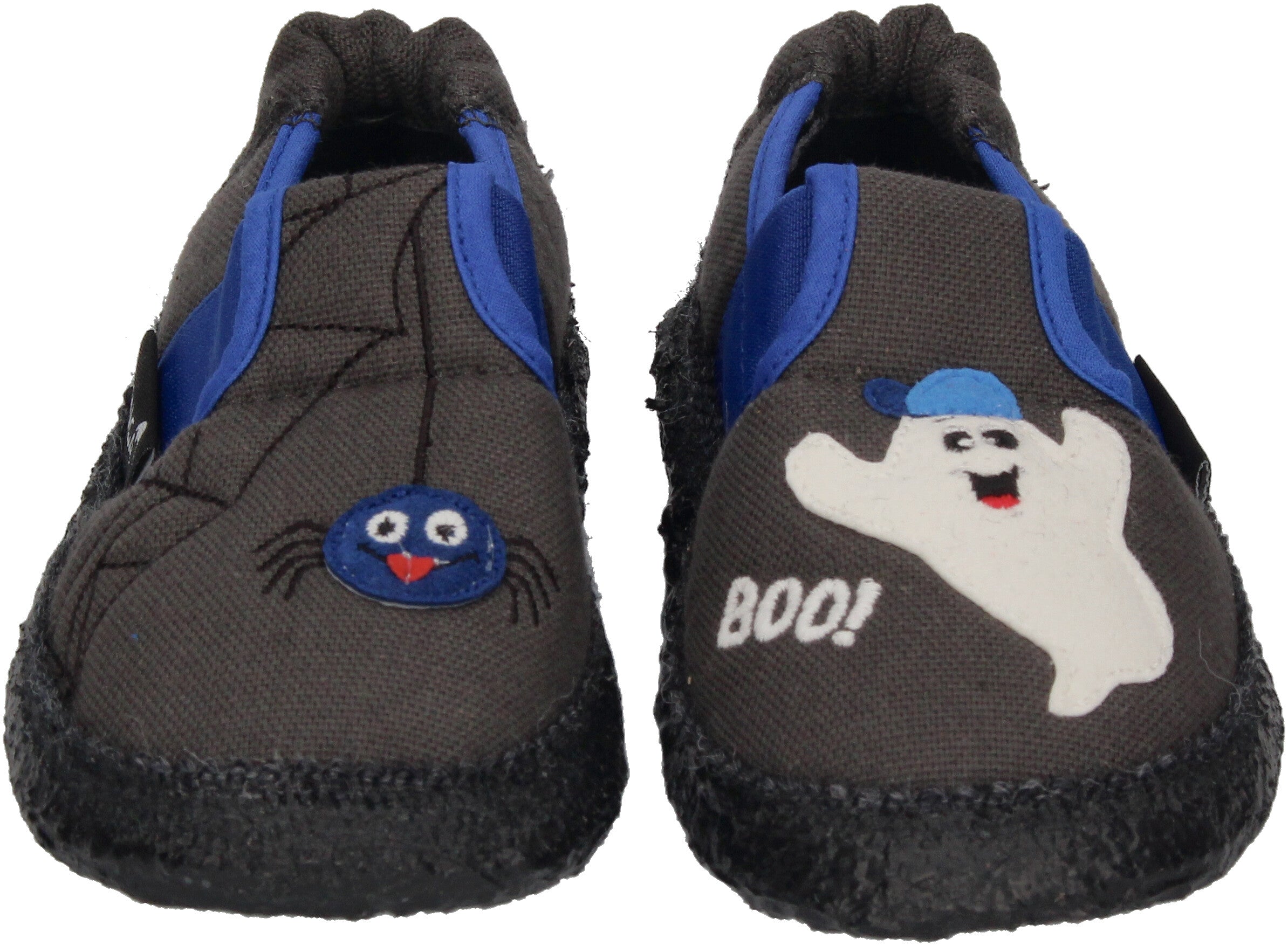 NANGA Kinderschuhe - Hausschuhe SPUKI - dunkelgrau