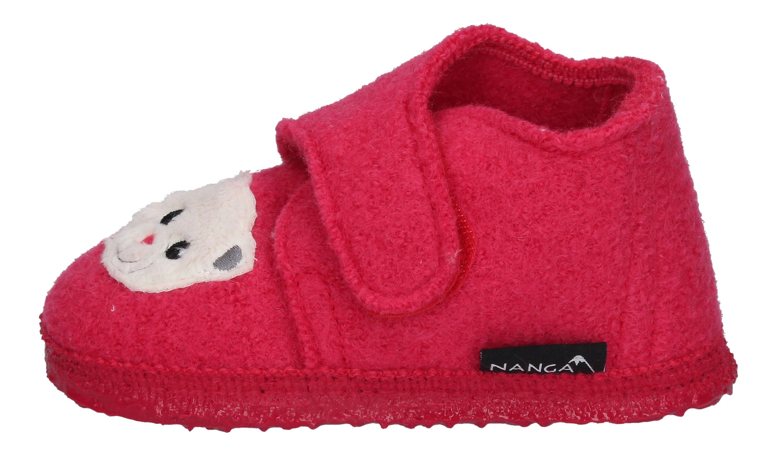 NANGA Kinderschuhe - Hausschuhe TEDDY BEAR - fuchsia-1