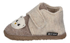 NANGA Kinderschuhe - Hausschuhe TEDDY BEAR - natur-1