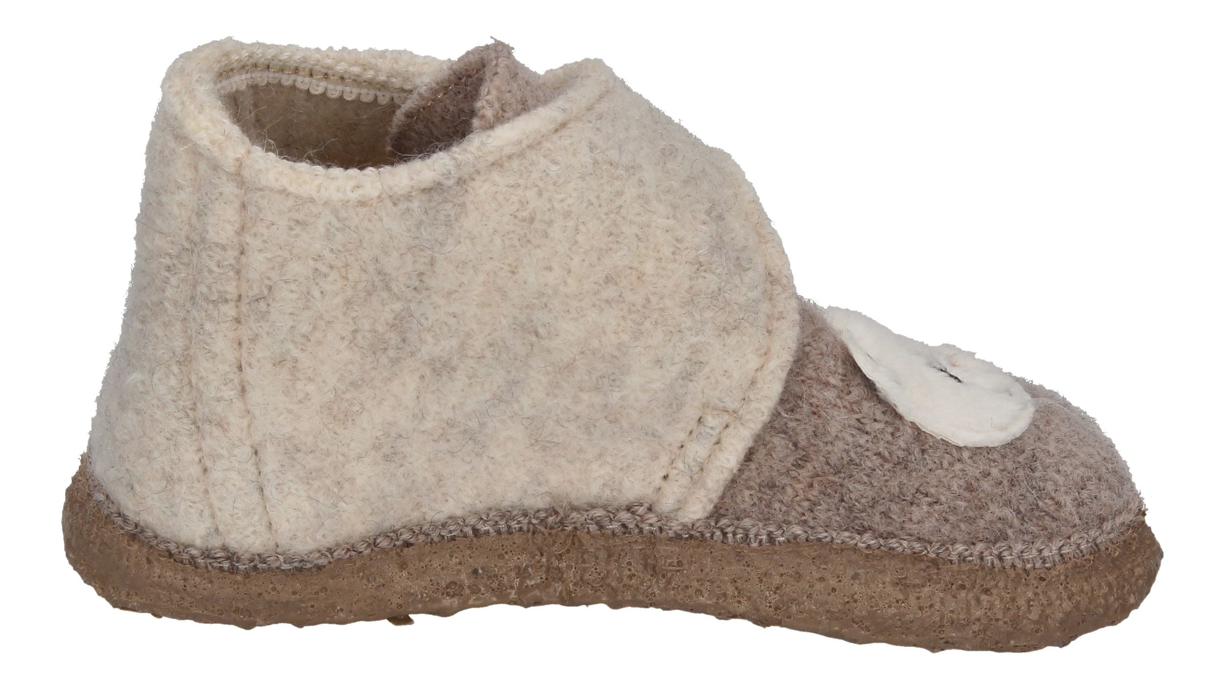 NANGA Kinderschuhe - Hausschuhe TEDDY BEAR - natur-3