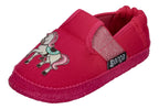 NANGA Kinderschuhe - Hausschuhe ZIRKUS - himbeere