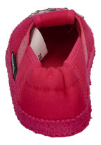 NANGA Kinderschuhe - Hausschuhe ZIRKUS - himbeere